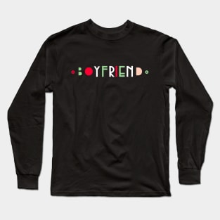 boyfriend couple design Long Sleeve T-Shirt